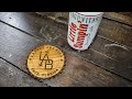 Cherry Wood Coaster Tutorial Glowforge Laser Engraving Info Tips Lasers and Beer Ep. 1