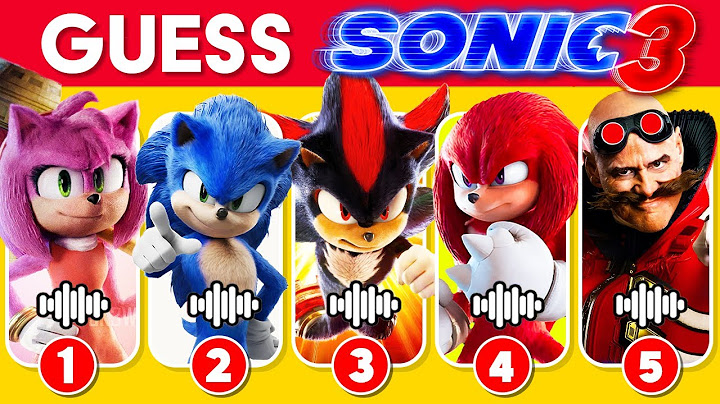 Guess The Sonic the Hedgehog 3 Characters by Voices 🎬🦔💙 Sonic the Hedgehog 3 Movie Quiz |  fastQuiz
