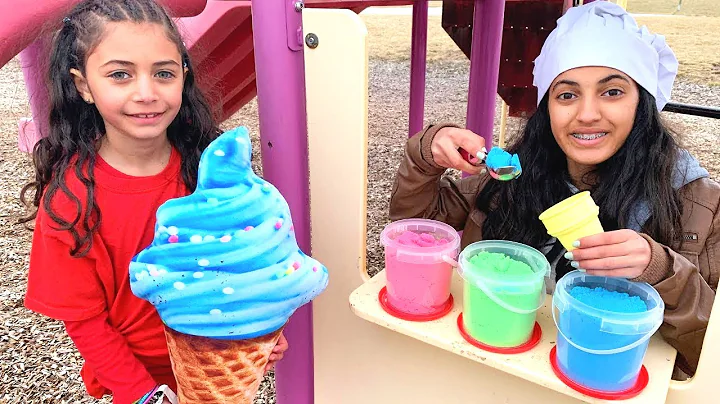 Heidi y Zidane juegan a la tienda de helados | Pre...