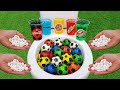 Football VS Coca Cola Zero, Fanta, PowerAde, Mtn Dew, Fruko and Mentos in the toilet