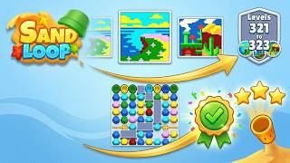 🏖️ Sand Loop Levels 321, 322, 323 Walkthrough | Complete Solutions Guide! 🧠✨