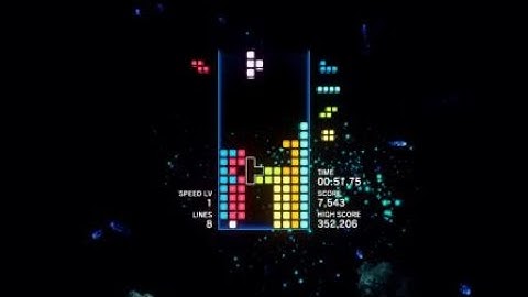 Tetris® Effect t spin practice