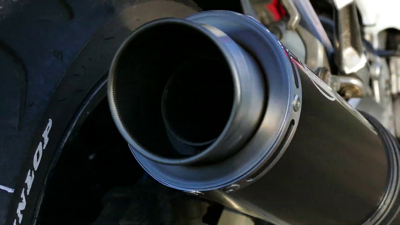 Motorrad Ohne Db Killer Strafe 2022 Honda CBR 600 - Hurric Auspuff, ohne db Killer 02. - YouTube