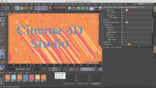 Liquid mograph animation in c4d