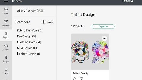 How to create a Collection for your projects inside Cricut Design Space