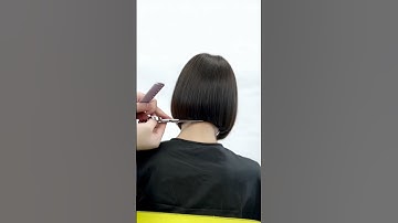 How to cut the classic BOB hairstyle? #hairdresser