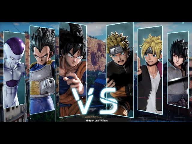 GOKU and VEGETA vs NARUTO and SASUKE! (Dragon Ball Super vs Naruto MOVIE)