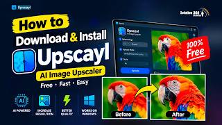 How to Download & Install Upscayl AI Image Upscaler on Windows | Free AI Image Upscaling Tutorial screenshot 4