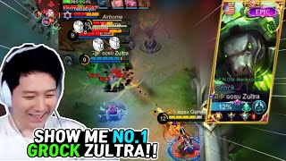 Gosu Zultra showing his Grock power  | Mobile Legends Granger