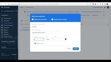 crear una base de datos en firebase