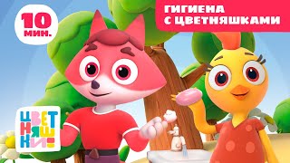 Цветняшки — Гигиена С Цветняшками — Сборник — Развивающий Мультфильм