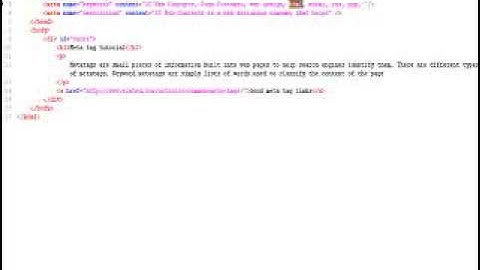 Meta tags and Doc Types