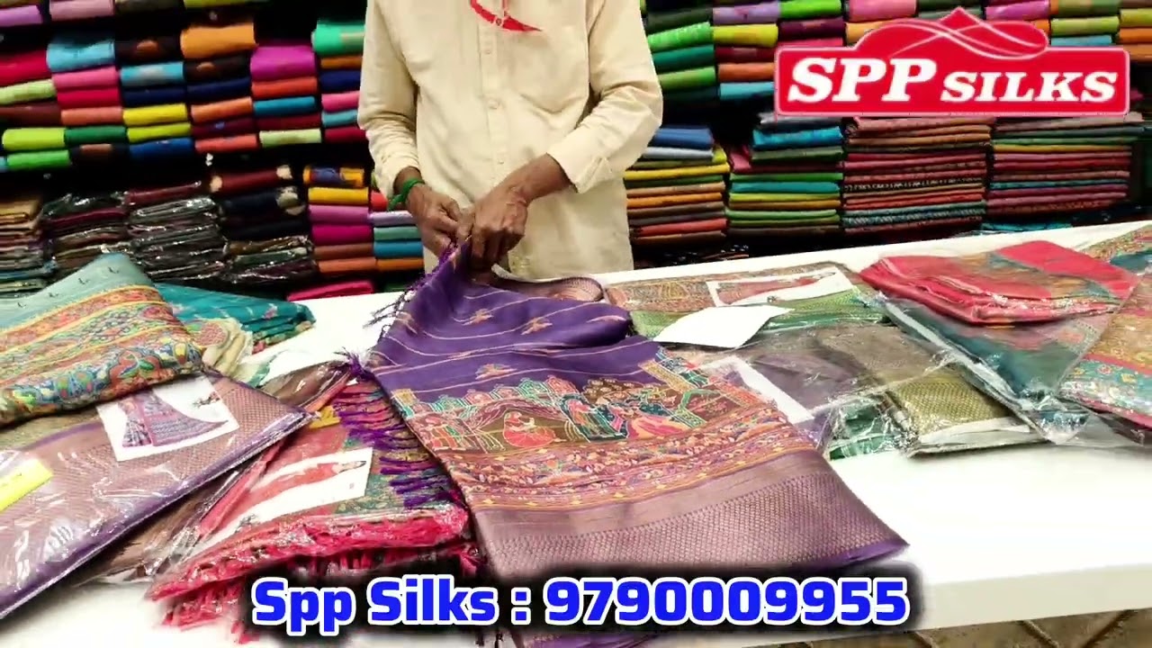 ‼️512/- New launching sarees 💥 low budget and grand collection #kaniworld #sppsilks 