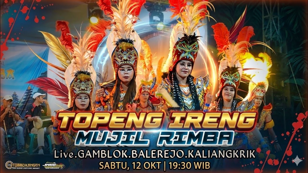 GAYENG ‼️ RODAT KREASI PUTRA TOPENG IRENG MUJIL RIMBA LIVE GAMBLOK BALEREJO KALIANGKRIK