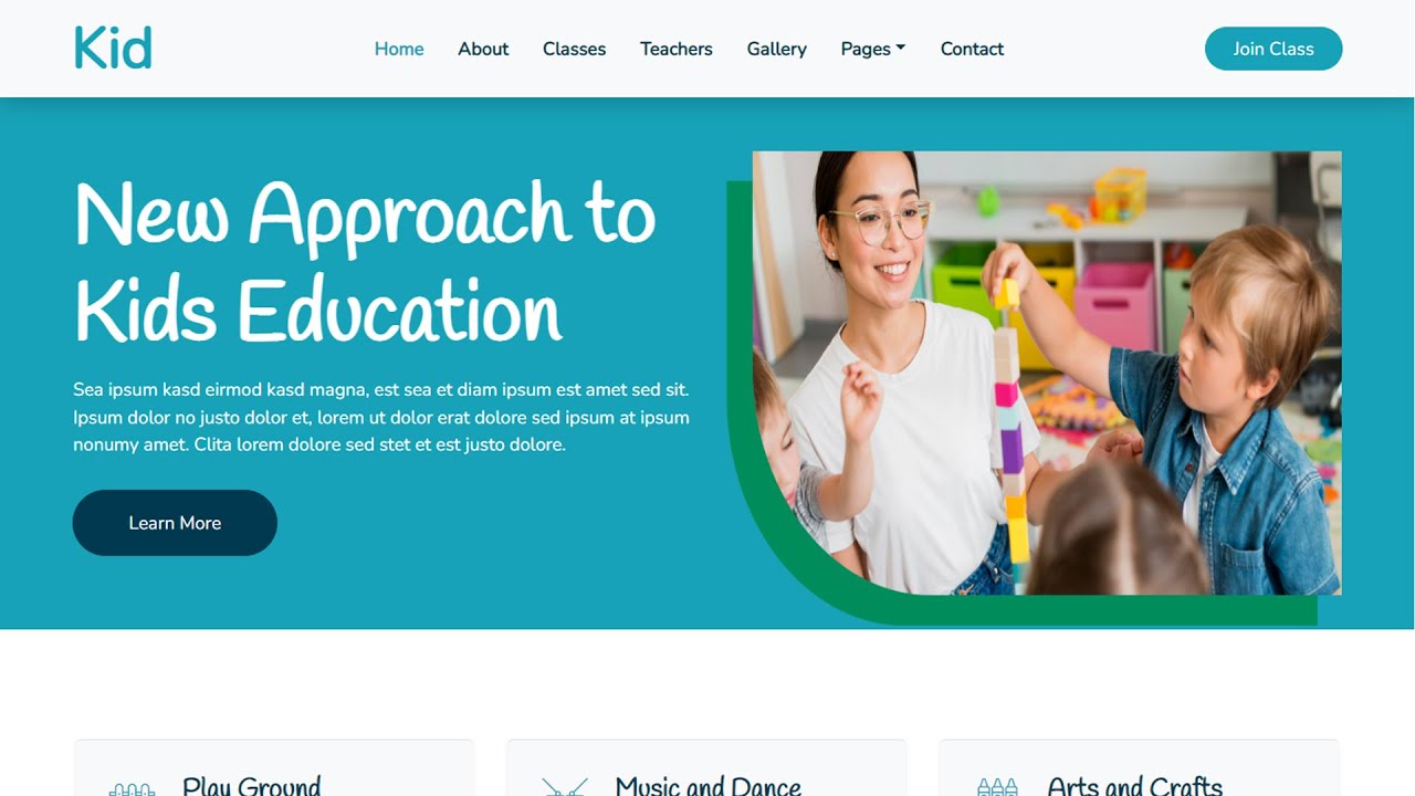 How To Create Website Using HTML CSS Bootstrap | Responsive Website ...