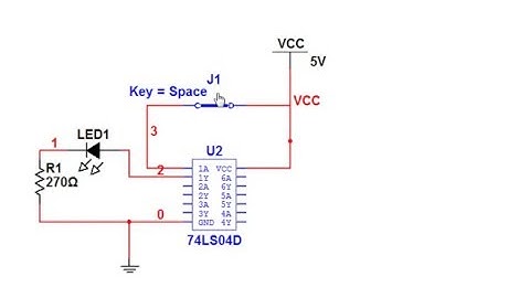 Multisim Tutorial - Circuit and Applications IC 7404