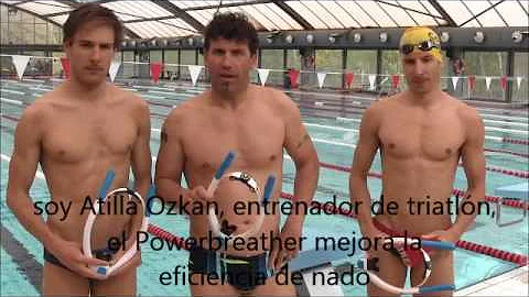 Los triatletas Jose Santos y Erik Merino entrenan ...