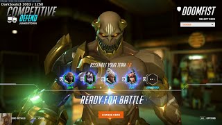 Overwatch 2 Doomfist God ZBRA Destroyer Of Junkertown -35 Elims-