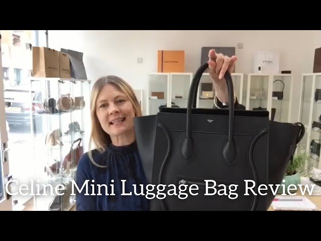 Celine Mini Luggage Smiley Face Bag Review - Lollipuff