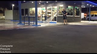 Pwtl Downstreaming Sodium Hydroxide To Degrease Maintenance Clean A Drive Thrustore Front.