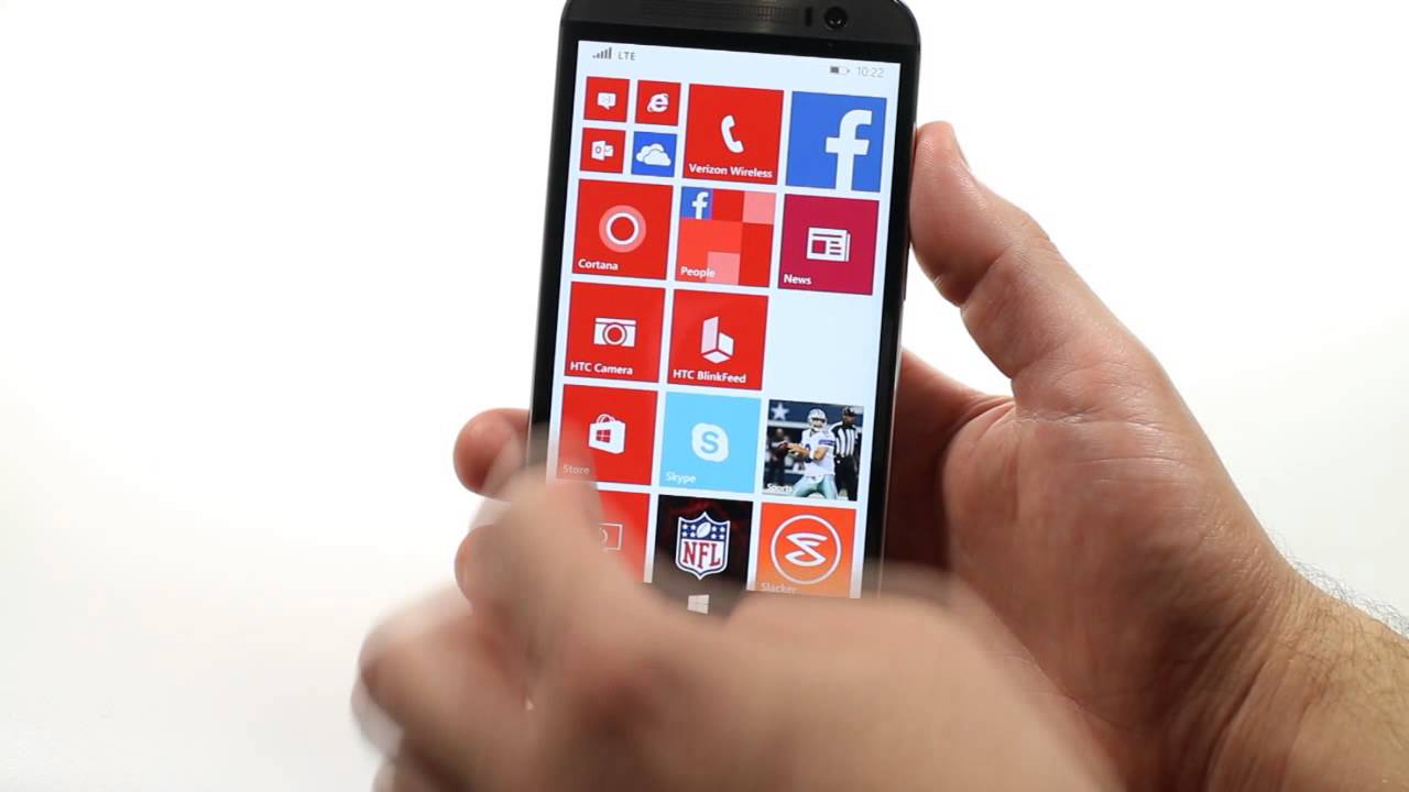 HTC One (M8) for Windows user interface