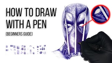 4 Techniques for Ballpoint Pen Drawing | MUST KNOW!
