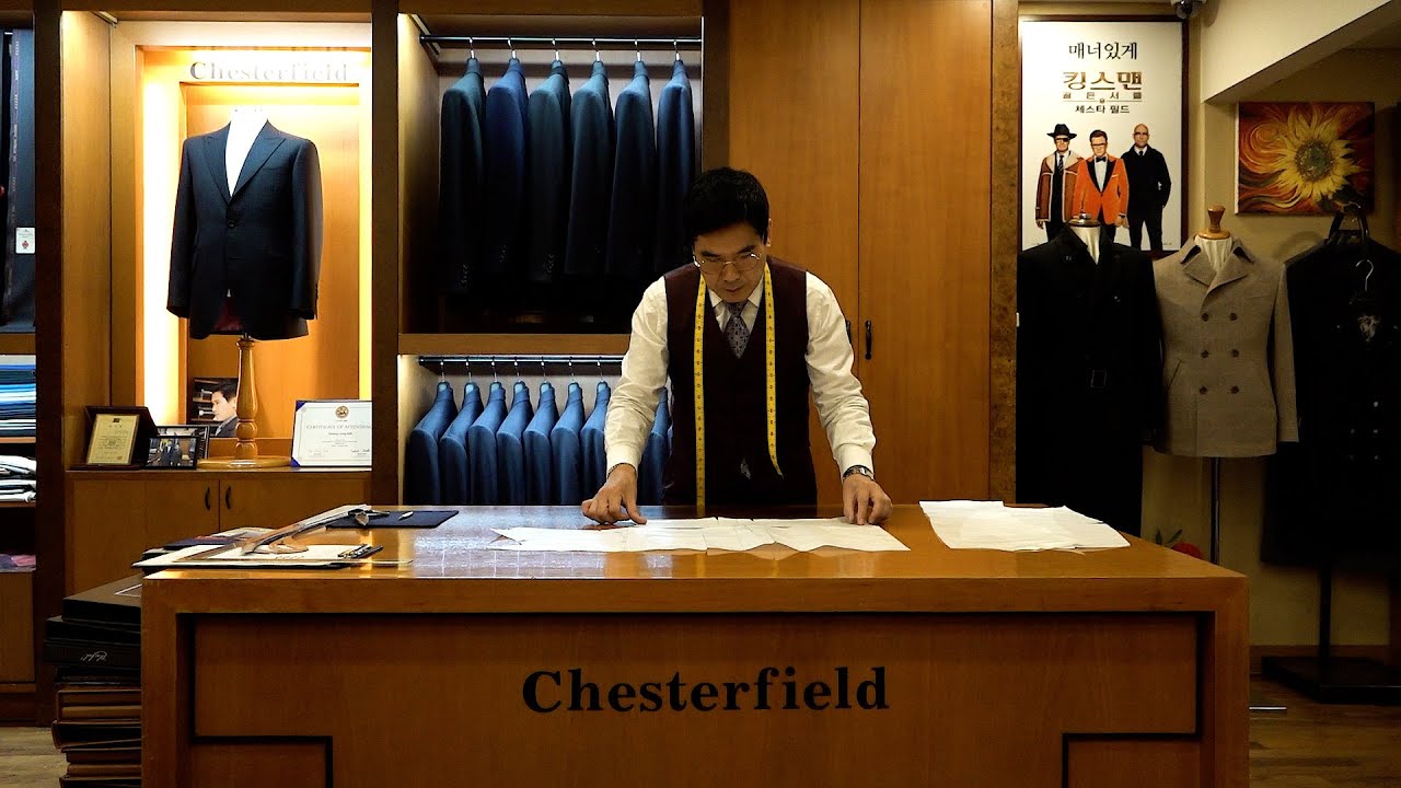 Process Of Making Handmade Tailored Suits By Korean Master Tailor With 