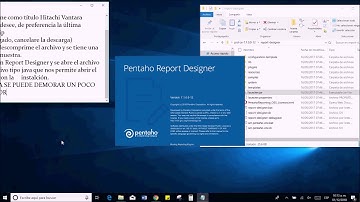 Instalación de Pentaho Reporting (Report Designer)