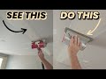 Chasing behind a drywall plastering flat box