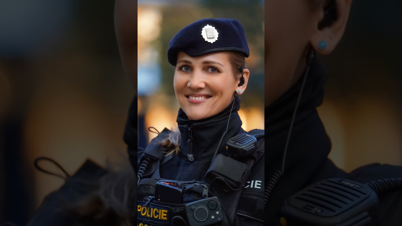 Beautiful Czech Police Officer  😍 #policewoman #policeofficer