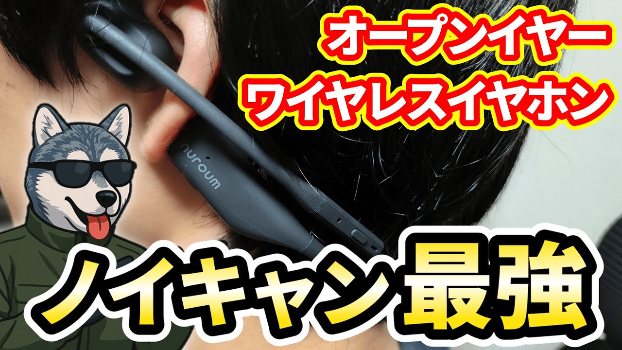 長時間でも疲れない】ノイキャン最強マイク付きイヤホン【Nuroum