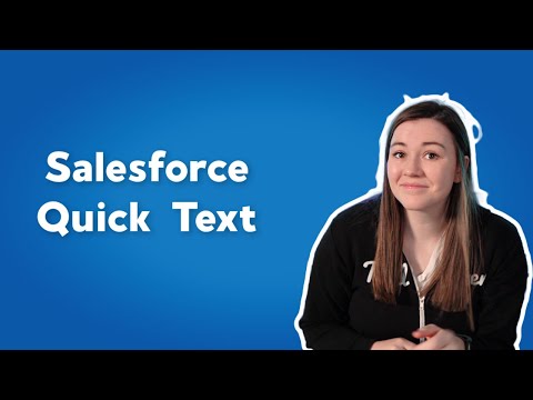 Setup Quick Text