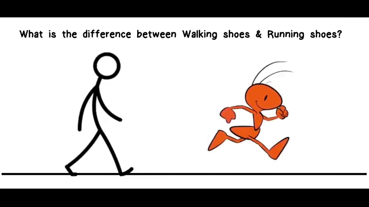 The Difference Between Walking Shoes And Running Shoes YouTube The Difference Between Walking Shoes And Running Shoes YouTube