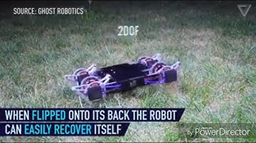 Ghost Minitaur Fence Climbing Robot