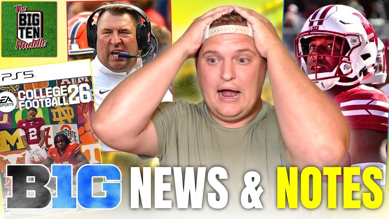 Top 30 Big Ten Players, Harbaugh Drama, & Wisconsin's Lawsuit | Big Ten Bold Predictions