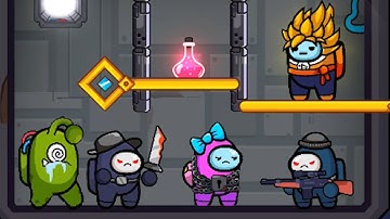 Rescue Impostor pull pin android, ios game | How to loot gameplay