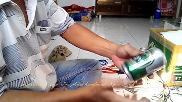 Hướng dẫn làm đèn ngủ tự xoay bằng vỏ lon