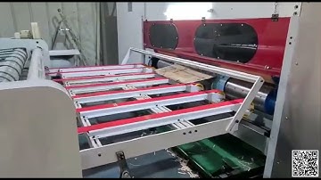 Pizza box auto 4 colors flexo printer slotter die-cutter vibrator counter stacker machine #xinyu