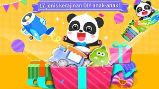🐼 Baby Bus | Tuang Kelas Seni | DIY Kerajinan Tangan (part 2) | Game Bahasa Indonesia screenshot 4