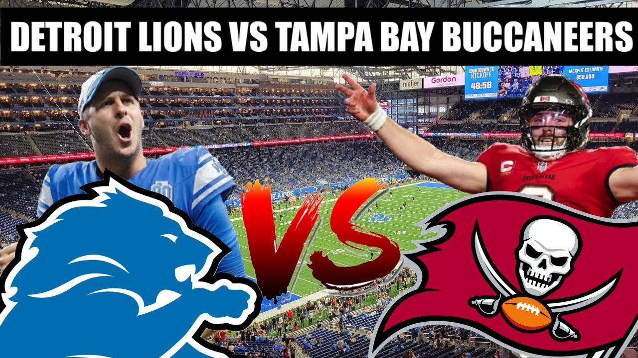 Detroit Lions Vs Tampa Bay Buccaneers Live Stream and Reaction! YouTube