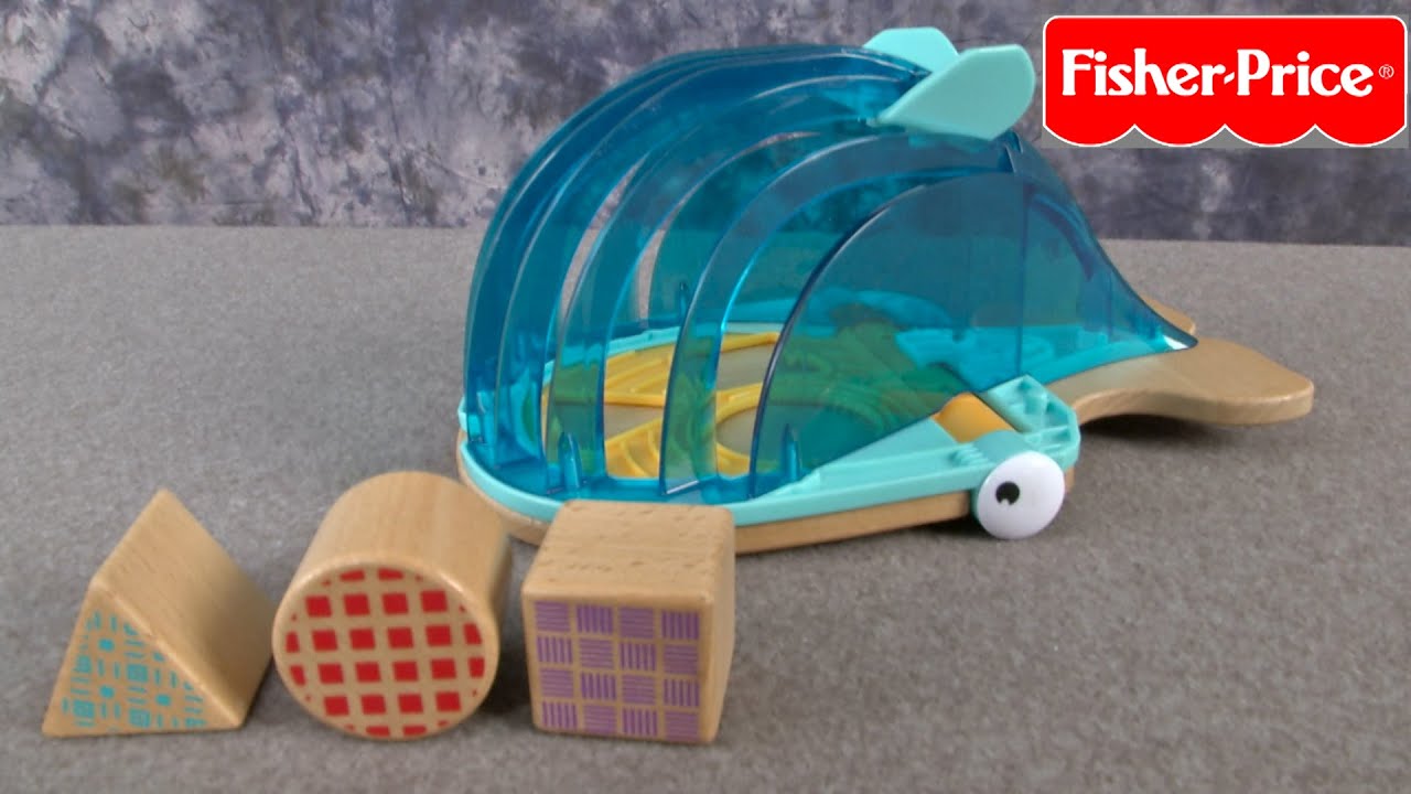 Fisher Price Wooden Beech Wood Toy Hungry Humpback Whale Shapes PreK New 