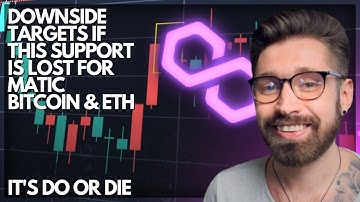 POLYGON PRICE PREDICTION 2022💎DOWNSIDE TARGETS IF THIS SUPPORT IS LOST FOR MATIC, BITCOIN & ETH 👑