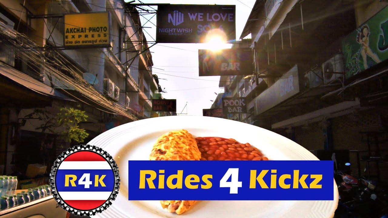 Pattaya Breakfast on Soi 6, and Walking Street Morning Ride อัปเดตใหม่salt and pepper