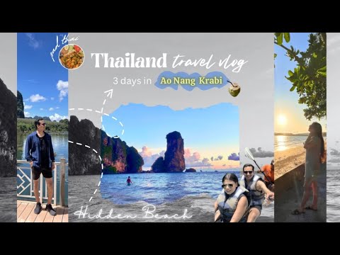 𝐀𝐨 𝐍𝐚𝐧𝐠 𝐊𝐫𝐚𝐛𝐢 𝐓𝐡𝐚𝐢𝐥𝐚𝐧𝐝 𝐕𝐥𝐨𝐠 ✈︎ Hidden Beach / Sunset / Night Market / Fire Show / Music Festival ☼⛱♡