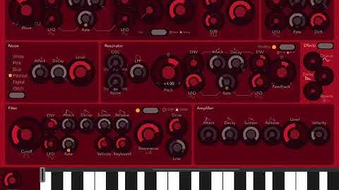 iPad iOS Redshrike Synthesizer - tutorial 3