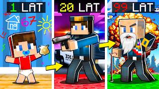 MINECRAFT, ale ŻYCIE POLICJANTA! 👮‍♂️🚔