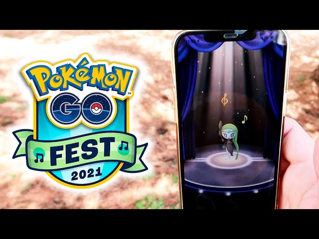 Capturando o pokémon mítico MELOETTA-POKÉMON GO FEST 2021!!!捕捉神奇寶貝 MELOETTA-POKÉMON  GO FEST 2021!!! 