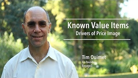 Known Value Items - Drivers of Price Image
