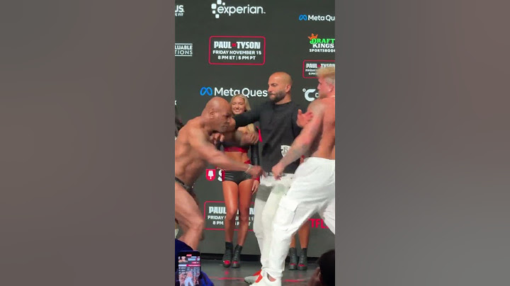 Mike Tyson SLAPS Jake Paul