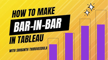 How to make BAR- IN- BAR IN tableau | Data Genie Global Tutorial